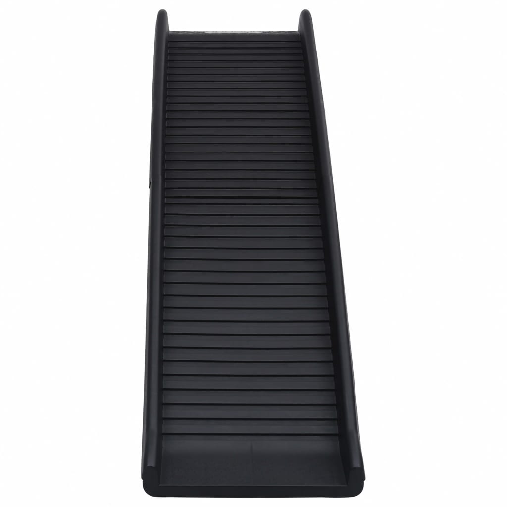 Foldable Dog Ramp, Black, 155.5x40x15.5 cm