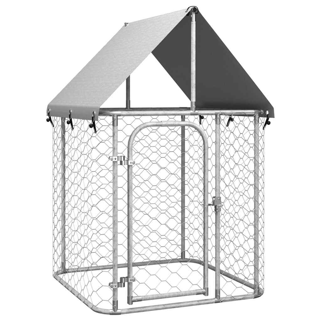 Outdoor Dog Kennel with Roof 100x   Outdoor Dog Kennel with