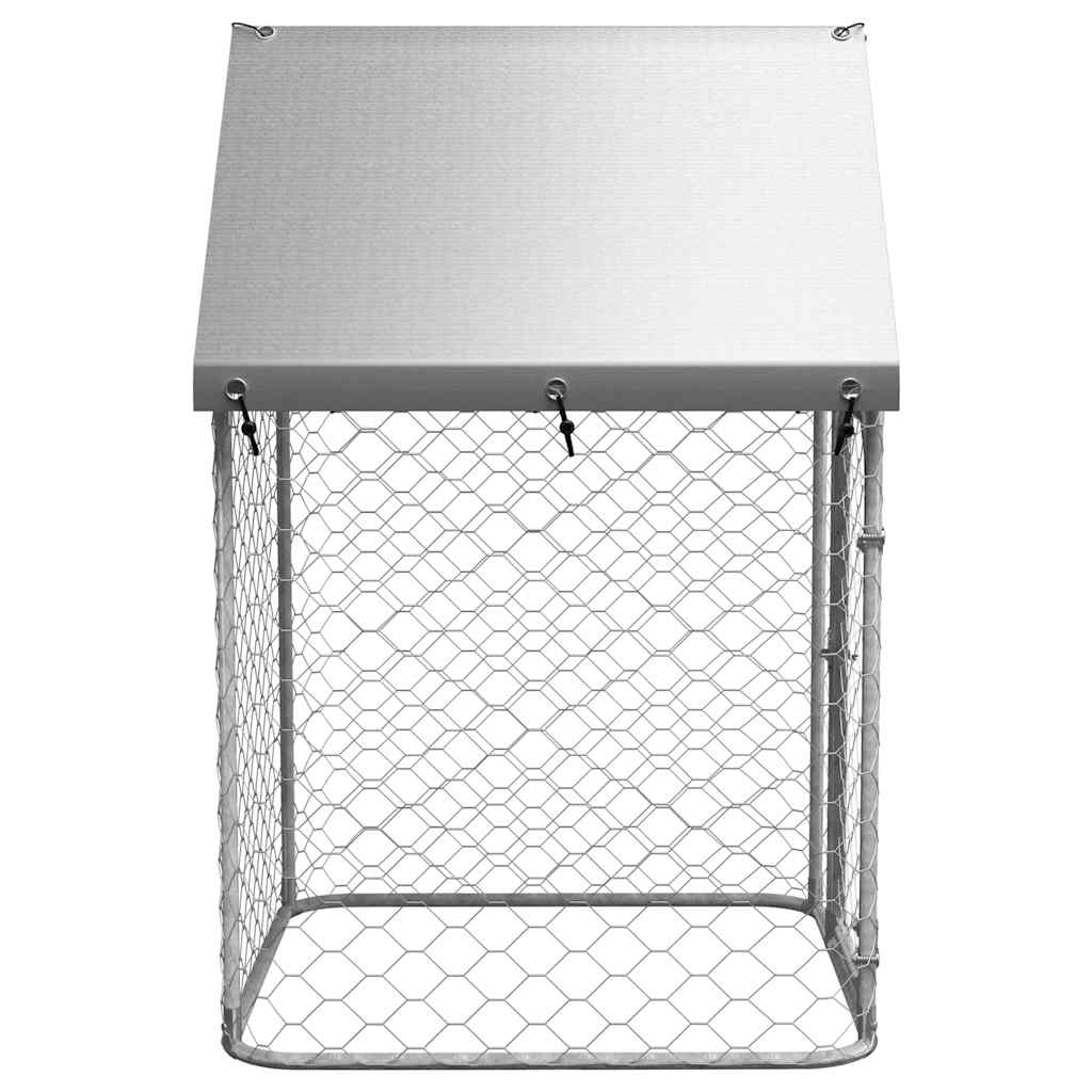 Outdoor Dog Kennel with Roof 100x   Outdoor Dog Kennel with