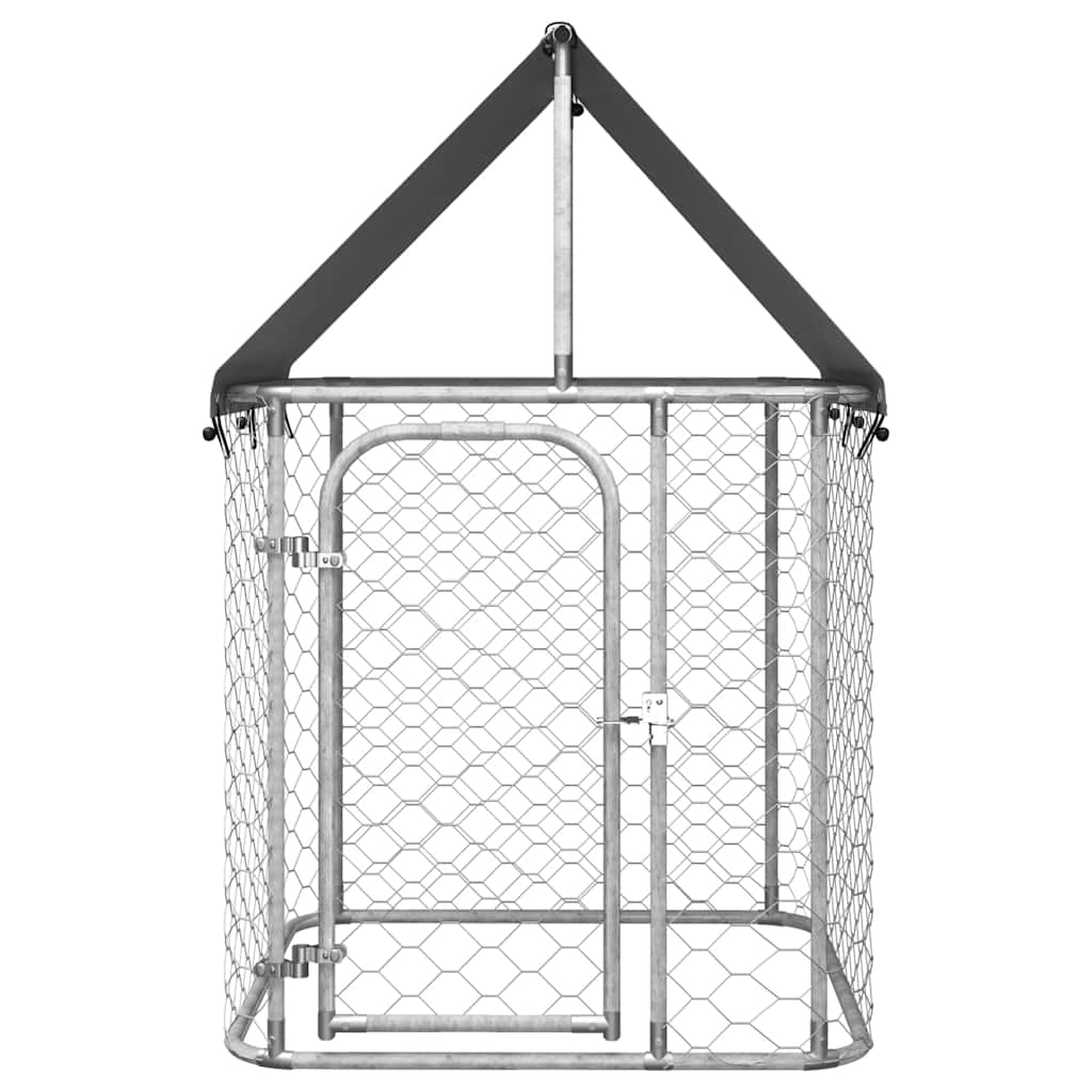 Outdoor Dog Kennel with Roof 100x   Outdoor Dog Kennel with