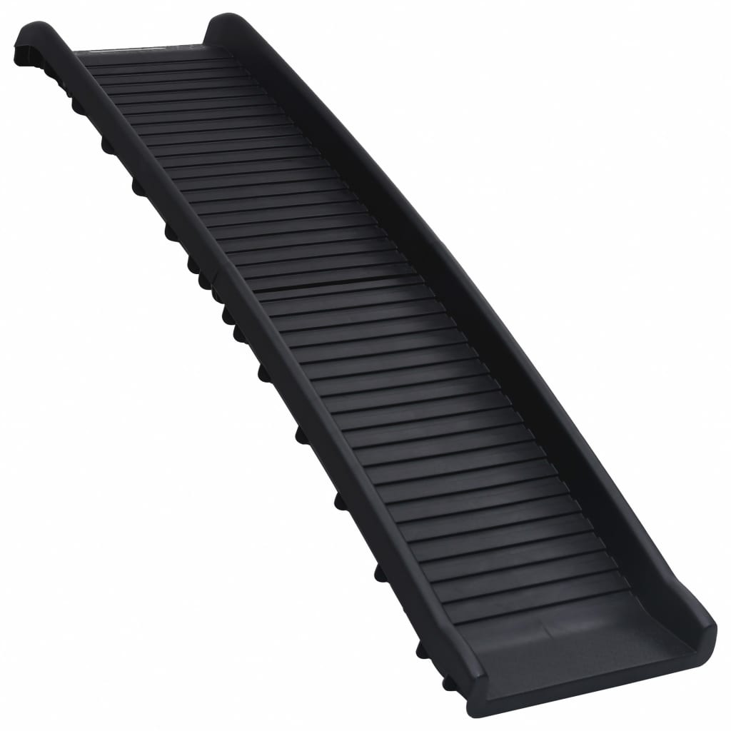Foldable Dog Ramp, Black, 155.5x40x15.5 cm