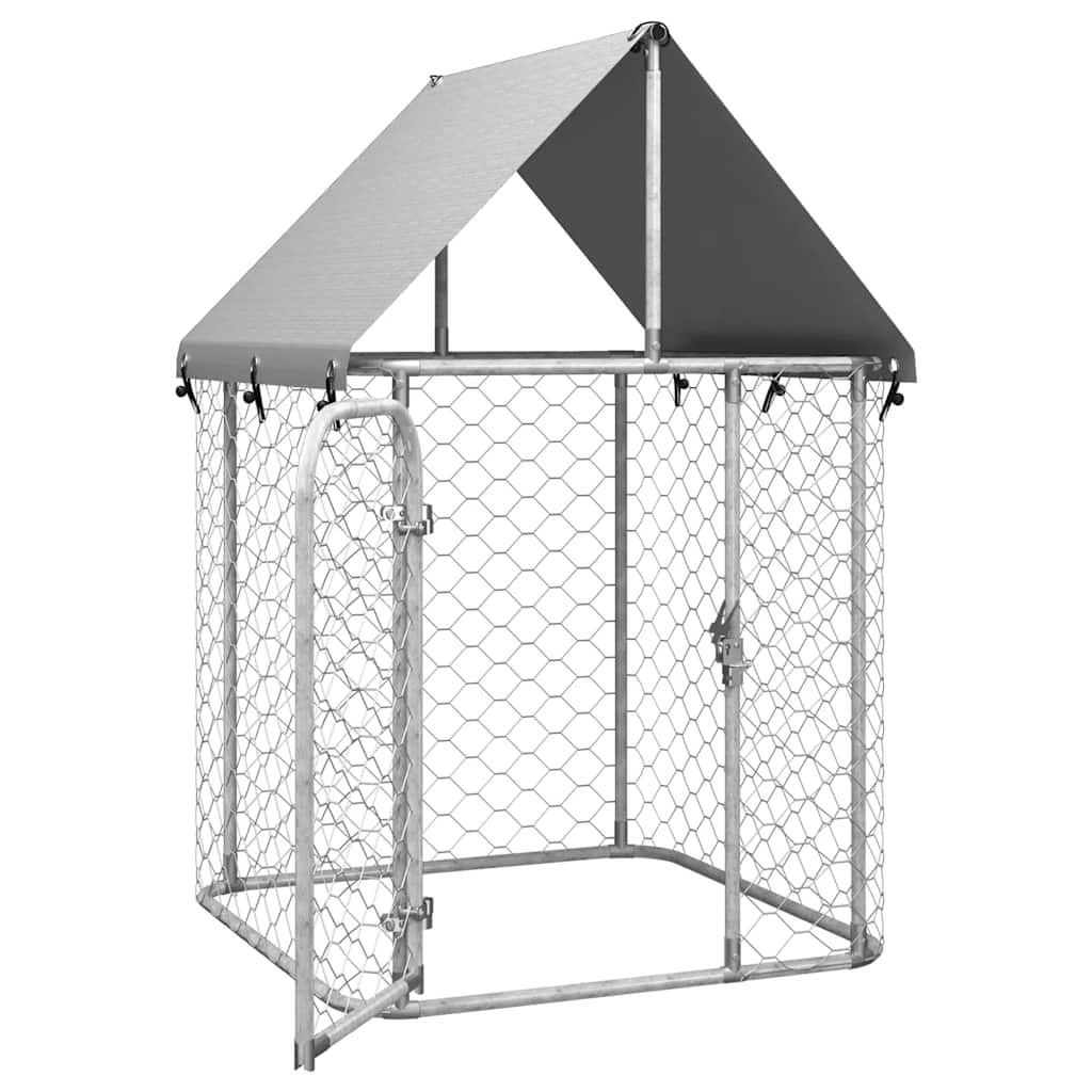 Outdoor Dog Kennel with Roof 100x   Outdoor Dog Kennel with